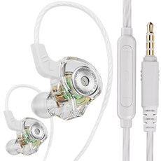 프리모 인이어 게이밍 유선 이어폰, 화이트, 3.5mm
