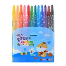 빙글빙글색연필12색 블루 모닝글로리, 본상품