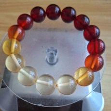 14mm漸變色琥珀手串, 1個