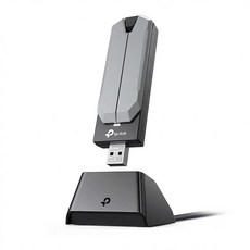 TP-Link BE6200 트라이밴드 Wi-Fi 7 무선 USB 3.0 어댑터 Archer TBE401UH | 데스크톱 PC용 윈도우 11 10 지원 하이 게인 안테나 2개 6