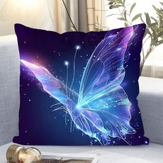 아름다운 꽃패턴 소파쿠션 양면 소파 쿠션 솜 포함 세탁가능 고탄력 트렌디 꽃스타일 수집가 추천 특별한 디자인 트렌디한 스타일, XKHD-13, 40 x 40CM (솜포함 양면쿠션)