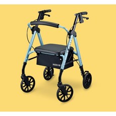 STARmini 光星4262 高低調整四輪帶座兒童學步車, 天空藍, 1個