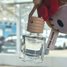 차량 백미러 걸이형 디퓨저 방향제 유리 공병 차량용, 1개, 상세페이지 참조