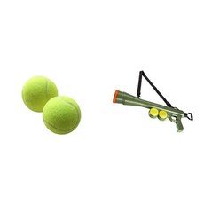 오아모먼트 팡쿠 자동 발사기 발사 공던지는 강아지 공놀이 던지기 기계 공 개 테 산책, C. 2 테공녹색 2세트