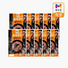 목우촌 오리훈제 슬라이스, 200g, 10개