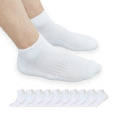 청춘양말 큰 발에도 편안한 빅사이즈 남자 단목 양말 10켤레 스포츠
