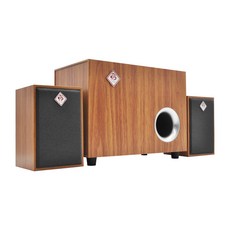 三件式木質重低音喇叭 (USB/2.1聲道), 木紋