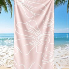 보라색 거북이 폴리에스테르 건조성 비치 타월 프린트 사계절용 가볍고 부드러움 수영서핑캠핑용