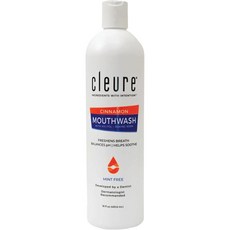 구강 오일 풀링 클레어 알코올 프리 구강청결제 자일리톨과 베이킹소다 함유 부드러운 불소 무첨가 성인 어린이용 크랜베리 (16온스 1팩), Cinnamon