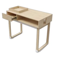 네일아트 테이블 스탠드 탁자 서랍 시술대 작업대, 1개, 80x40 우드