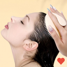 헤어소품 실리콘 두피브러쉬 샴푸 각질케어 거품 빗 마사지