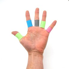 골프손가락통증 손가락물집 굳은살 방지 핑거밴드, 남성 파랑, 1세트