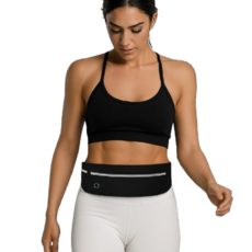 미니몽 초경량 생활방수 러닝벨트, 1개, 블랙