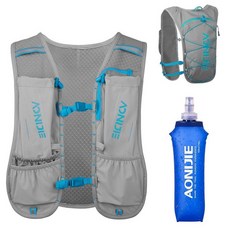 Azarxis 하이드레이션 러닝 조끼 백팩 팩 5.5L 여성 및 남성용 조깅 트레일 레이스 마라톤 사이클링 하이킹 (로즈 레드 250ml 물병 2개)