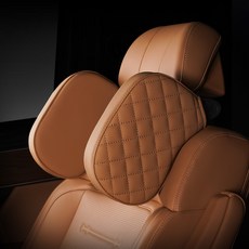 크레이지몬스터 디올뉴 싼타페 MX5 퀼팅 머리 받침대, 피칸 브라운 (1P), 1개