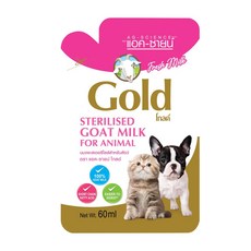 Gold 犬貓用新鮮滅菌羊奶 60ml, 1個