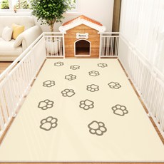 에스이스타 강아지미끄럼방지장판, 1개, 살구색 발바닥