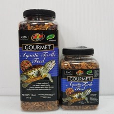 烏龜飼料 ZooMed 精緻雜糧 水龜飼料 乾蝦及麵包蟲 高蛋白天然食品, 1個, 6 oz (170g) ZM-97