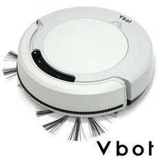 Vbot 迷你智慧型掃地機器人 M270, 公主機+濾網12入+除塵紙100入