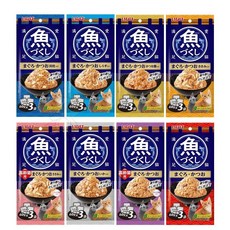 CIAO 魚つくし 貓咪餐包 鮪魚鰹魚系列 60g x 3入 綜合口味, 1個, 現貨隨機 不挑口味