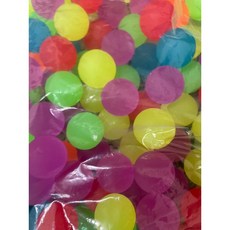 彈力跳跳球：兒童戶外玩具，橡膠西瓜球，安全耐用，趣味彈跳，親子互動, 1個, 彈力球3cm單顆價 顏色隨機