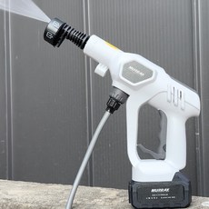 머레이 자동차 세차 청소 휴대용 충전식 고압 3중 파워 분사 워터건 WT-GUN