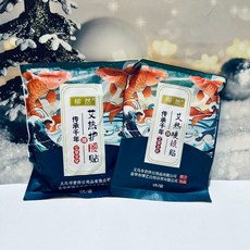 柳然 艾熱護腰貼與暖頸貼組合, 1個, 錦鯉魚包裝-暖腰貼+暖頸貼