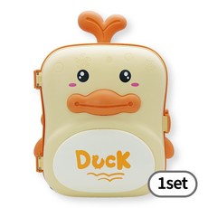 토이토 공룡 오리 캐리어 모래놀이 여행가방 샌드토이 장난감 세트, 01_오리, 1개