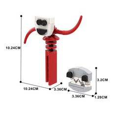 비브랜드 어메이징 디지털 서커스 블록 세트 디지털서커스 폼니 잭스 피규어 호환, 갱글+버블, 1개