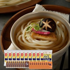 자연맘스토리 천일 사누끼 우동 10인분 세트 (우동면낱개10개 + 액상소스10개 + 건더기스프10개), 2.63kg, 1개