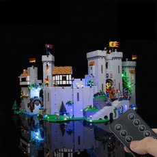 레고 10305 라이온 나이트 캐슬 빌딩 블록 세트 RC DIY LED 모델 없음