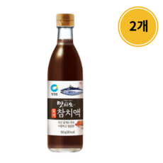 청정원 맛선생 꽃게 참치액, 450g, 2개