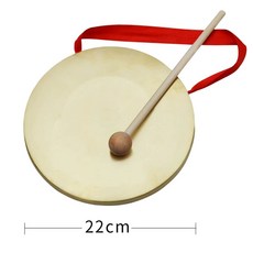 공연용 전통악기 꽹가리 풍물 전통 15cm 사물놀이, 1개, F. 22cm 동 징 음질 좋음 + 징채