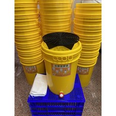 台南百寶桶 全台最高CP值的23L 黃金堆肥廚餘桶全新出售 廚餘回收/堆肥發酵/密封/液體/原料/環保酵素桶/PP, 1個