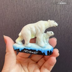 마카오마그넷 마카오기념품 성바울성당 마그네틱 마카오성당 냉장고 세계, DK. 노르웨이 북극곰