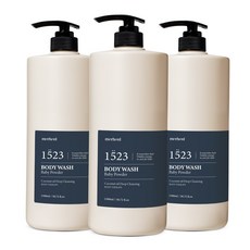 [1+1+1] 메르헨트 코코넛 오일 딥클렌징 대용량 단백질 바디워시 1500ml 베이비파우더향 향기좋은 향좋은 향수 바디워시 바디클렌저 남자 여자 군인 추천남성 여성 바디워시 1위, 3개, 1.5L