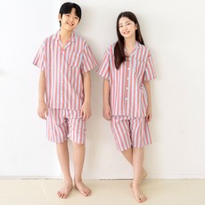 핑코코 150 스카이블 아동 반팔 잠옷 파자마세트(남여공용)