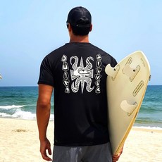 퀵실버 남성 반팔 래쉬가드 QS920KMT 557391