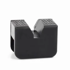 잭패드 프레임 레일 어댑터 범용 고무 쿠션 브래킷 자동차 리프트 스탠드 블랙 슬롯형 바닥, 01 Black