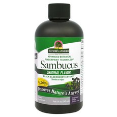 NATURE'S ANSWER 原味接骨木莓萃取膳食保健液 12000mg, 1個, 240ml