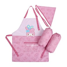 마이멜로디 허니 앞치마 토시 두건 3종세트 요리 미술