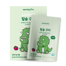 뉴트라라이프 츄어블 사과맛 칼슘 구미, 302.4g, 1개