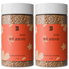 [코리아 티 챔피언십 우승자 제조] 비이츠 국산 볶은 결명자 결명자차, 2개, 300g