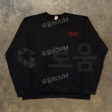 록 밴드 슬립낫 slipknot 빈티지 가을 겨울 프린트 긴소매 티셔츠 유니섹스 맨투맨