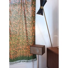 [Comfy Sarong] Vintage garden - Green / 사롱 비치웨어 홈데코 인테리어 비치매트 커버업 커튼 랩스커트 여행 캠핑 피크닉 패브릭 서핑