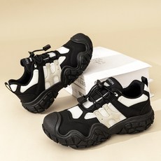 POMTOR 여성 패치워크 경량 등산화 발편한 운동화