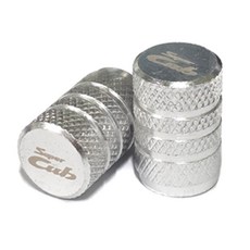 락모터스 슈퍼커브 호환 타이어 밸브캡 공기압 마개 에어캡 뚜껑 튜닝, 실버, 1세트