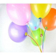 짱이상회 풍선 컵스틱 세트 10입 풍선기둥세트, 01 화이트