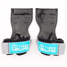 타이거밸런스 헬스 스트랩 리프팅 그립, 라이트그레이 스트랩 + 로고 민트, 1세트