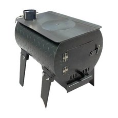 거꾸로타는 난로 화목난로 장작 유레카 거꾸로 화목 소형 펠릿연료 펠릿 하향식 새한 캠핑, 소형 후면 연통 [30x50], 기본 색상